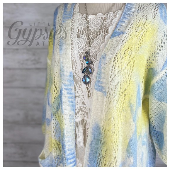 POL Splash of Color Knit Kimono - Picture 4 of 16